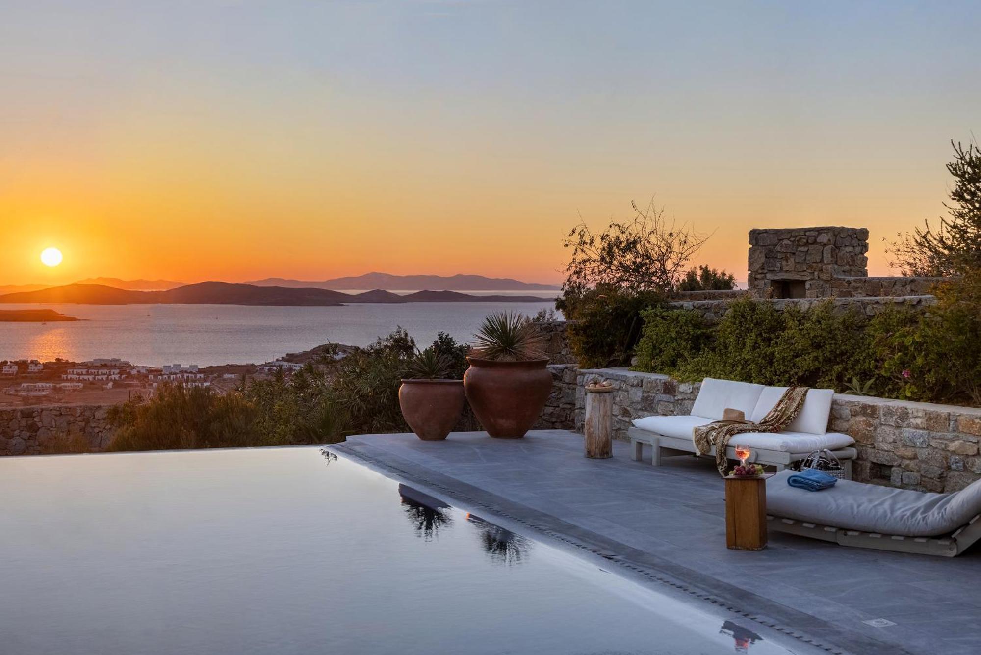 Villa Mykonian Ode With Stunning Sunrise & Sunset Views Mykonos Town Exterior foto